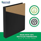 Samsill 2 Inch 3 Ring Binders, Made in USA, Economy Round Ring, 425 Sheet - Image 5