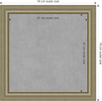 Amanti Art Silver Framed Magnetic Board 29x29 Medium Vision Board - Image 4