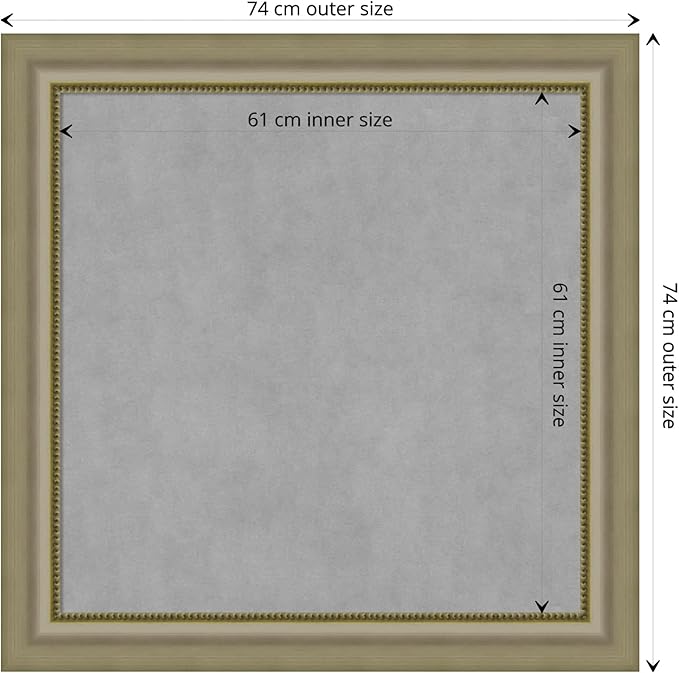Amanti Art Silver Framed Magnetic Board 29x29 Medium Vision Board - Image 4