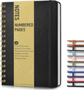 Lined Spiral Journal Notebook, A5 Hardcover Spiral Journals by Unknown