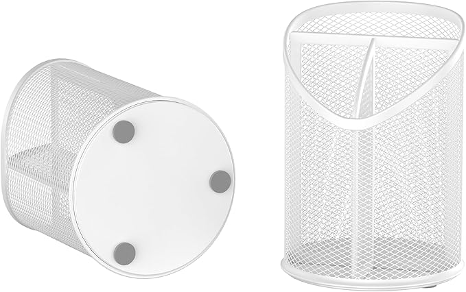 Delifox 2 Pack Pen Holder Mesh Round Pencil - Image 3