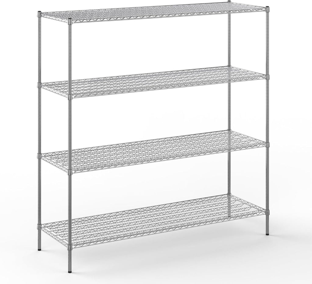 Regal Altair 24" Deep x 72" Wide x 74" Height Wire Shelving Kit | 4-Tier | NSF