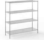 Regal Altair 24" Deep x 72" Wide x 74" Height Wire Shelving Kit | 4-Tier | NSF by Regal+Altair