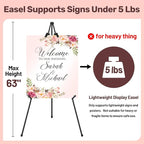 VAIIGO 2Pack Black Easel Stand for Sign & Poster - Image 5