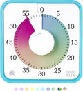 Visual Timer 7.5 inch; 60 Minute 1 Hour Countdown Timer by TWENTY5SEVEN