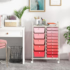 LDAILY 15 Drawer Rolling Storage Cart, Rolling Cart - Image 9