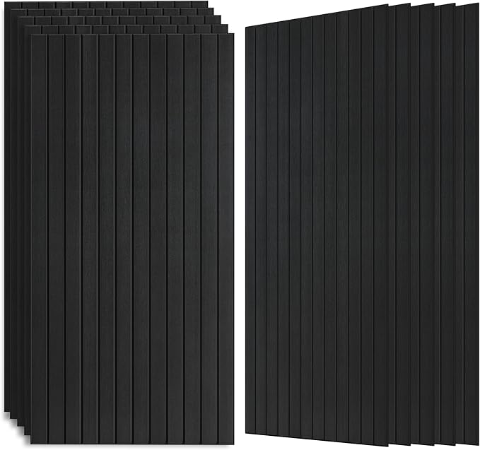 AUTORIFIC Wood Veneer Sound Panels, 10 Pack 47.2”x23.6” Wall Panels, Decorative by AUTORIFIC