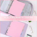 SKYDUE 8 Tab Durable Plastic Dividers, Big Tab Dividers - Image 4