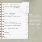 Clever Fox Password Book Spiral – Internet Address & Password Organizer - Image 4