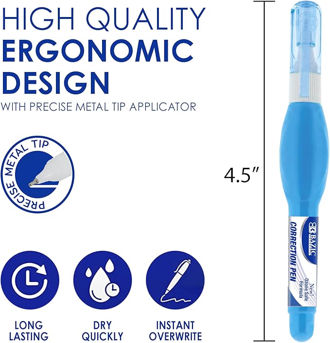 BAZIC Products Mini Correction Pen - Image 2