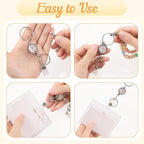 Teacher Lanyard with ID Holder Flower Cute Wooden Beaded Lanyards - Image 4