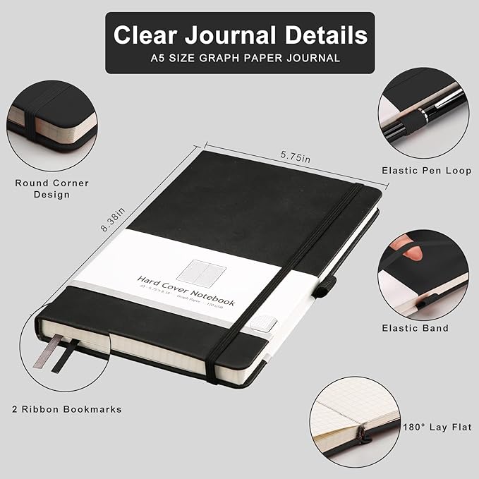 AHGXG Graph Paper Notebook 2 Pack - Image 4