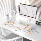 QIYI Floral Large Mouse Pad, Cute Desk Mat - Image 2