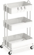 Simple Houseware 3-Tier Heavy Duty Metal Utility Rolling Cart by SimpleHouseware