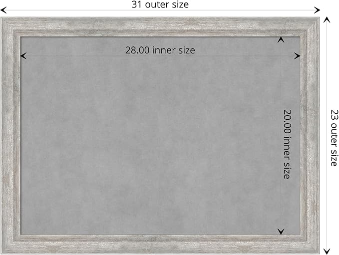 Amanti Art Silver Framed Magnetic Board 23x31 Medium Vision Board - Image 4