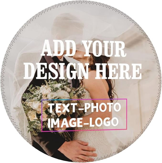 OHORTEB Custom Mouse Pad with Photo, Personalized Image Text Laptop Desk Mat - Image 8