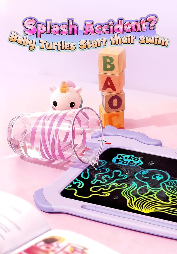 Kikapabi LCD Writing Tablet for Kids, Unicorn Toys Gifts for 3 4 5 6 7 Year Old - Image 5