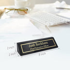 Engraving International Business Wood Name Plate - Image 2
