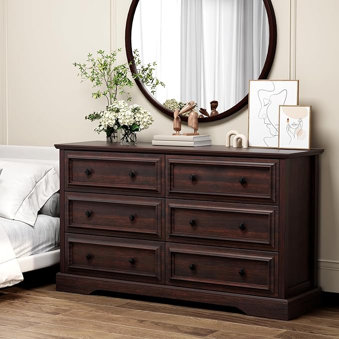 VVFLU Farmhouse 6 Drawer Dresser by VVFLU