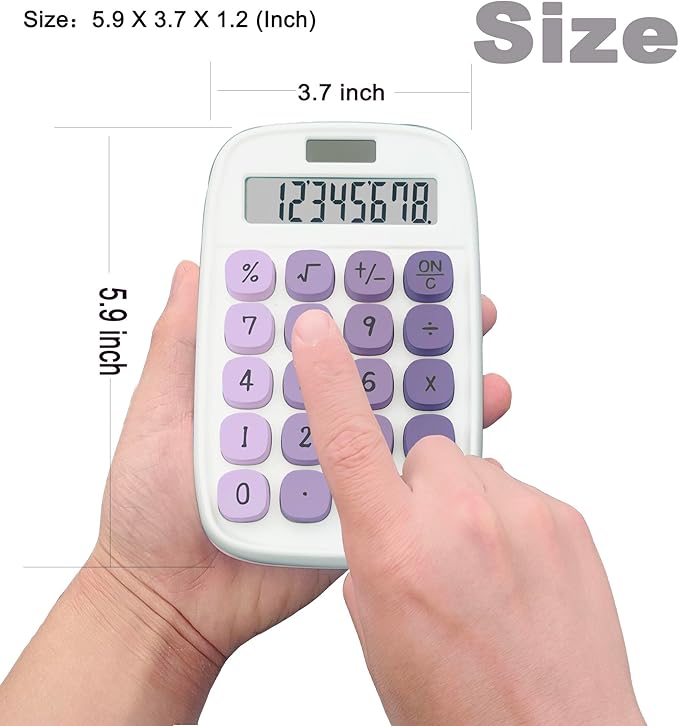BTSEYAW Mechanical Calculator, Cute Calculator - Image 5