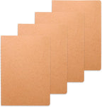 miikoul 4 Pack A5 Kraft Paper Notebook Lined Journal Bulk, 8.3 X 5.5 Inch by Welcometomiikoul