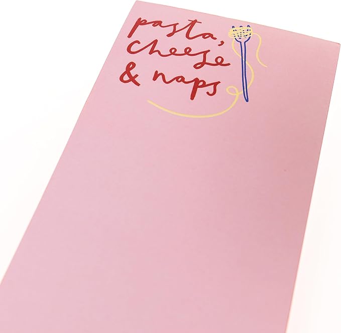 Graphique Pasta & Naps Magnetic Notepad, 100 Tear-Away Sheets - Image 2