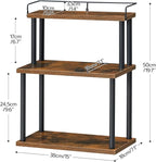 HOOBRO Kitchen Countertop Organizer, Moveable Corner Shelf, Desktop Storage - Image 5