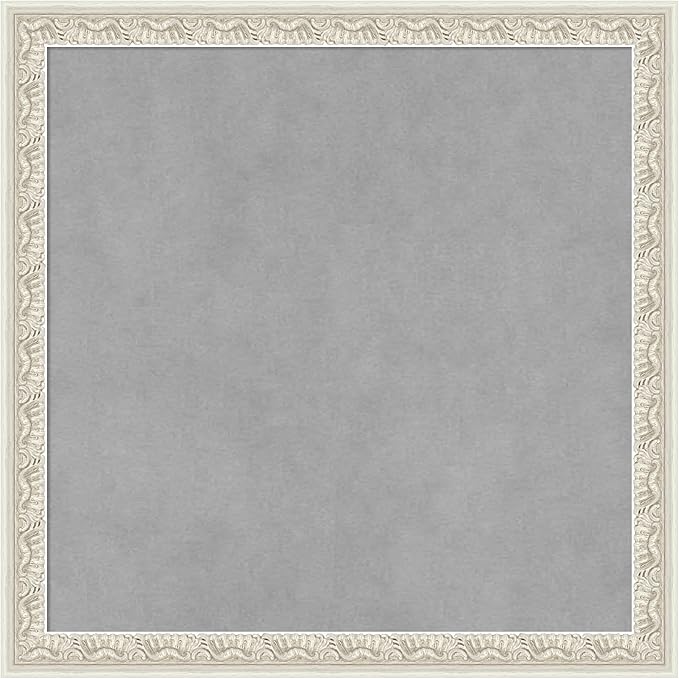 Amanti Art Silver Framed Magnetic Board 18x18 Small Vision Board by AmantiArt