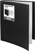 Dunwell Presentation Binder 48-Pocket, Displays 96 Pages, 8.5x11 Portfolio by Dunwell