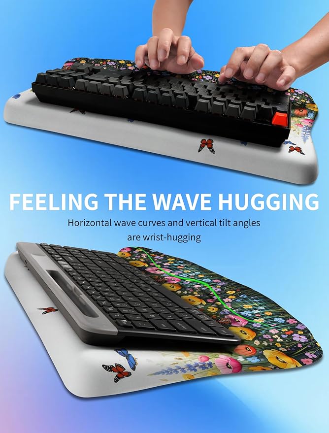 KUOSGM Ergonomic Wave Wrist Rest - Image 4