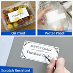 L LIKED 4" x 2" Blank Removable Labels - Image 5