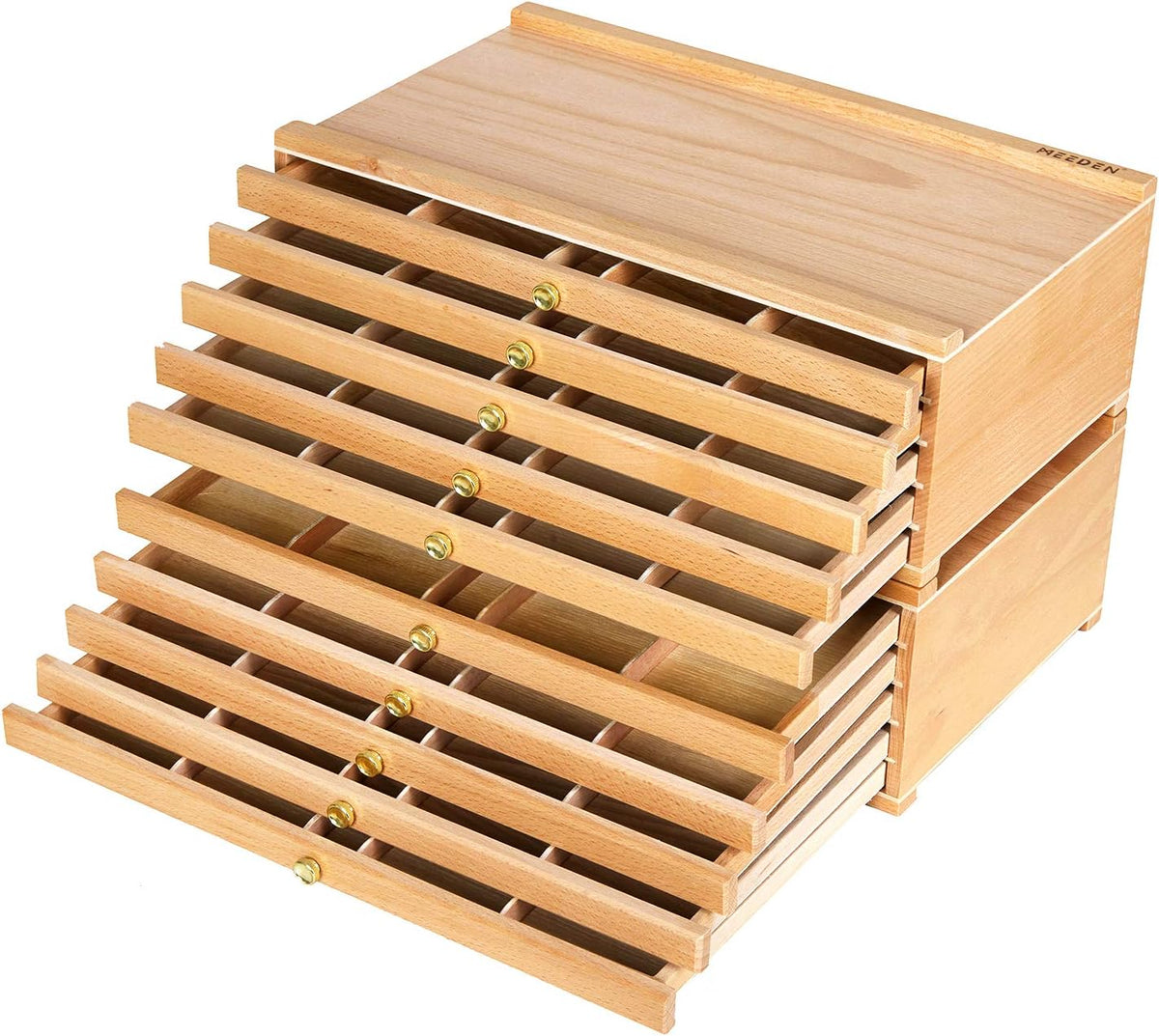 meeden 10-drawer artist supply storage box: multi-function art, main product view