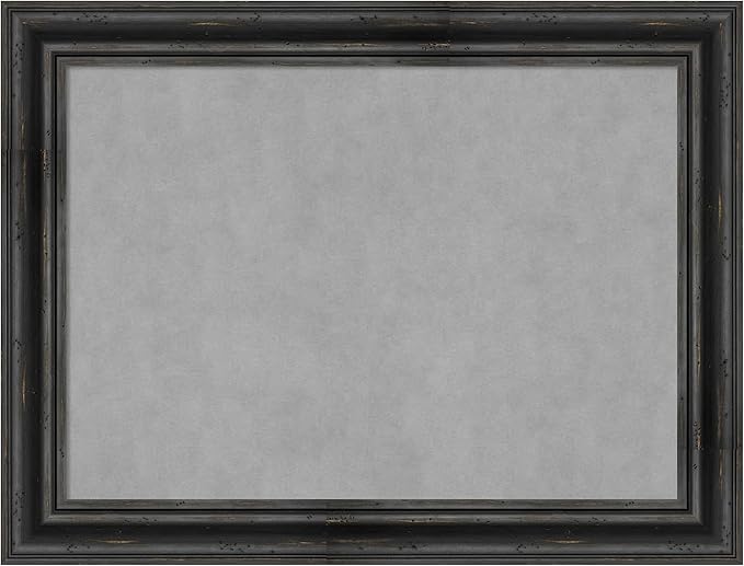 Amanti Art Black Framed Magnetic Board 25x33 Medium Vision Board by AmantiArt