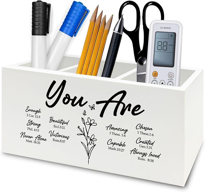 QZQE You Are Christian Pen Pencil Holder Organizer by Unknown
