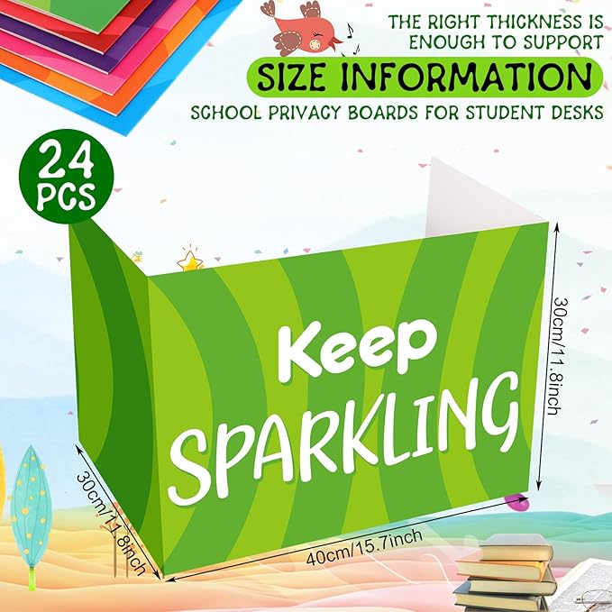 Honoson 24 Pcs Bulk Inspirational Privacy Folders - Image 2