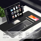 BLESWIN Desk Pad Protector, Leather & Suede Desk Mat, Non-Slip Desk Pad Mat - Image 5