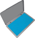 Metal Case Stamp Pad Large Size, Light Blue Color by ZIGEL