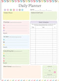 ADHD Daily Planner Notepad Daily Planner Desk Pad & Task Management Notepad to by wootile
