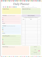 ADHD Daily Planner Notepad Daily Planner Desk Pad & Task Management Notepad to - Image 8