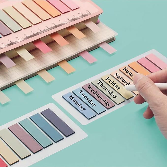ELII 5400PCS Books Tabs for Annotating, Sticky Tabs Clear Sticky Notes - Image 6