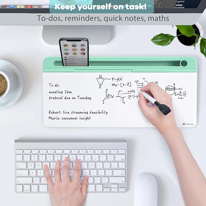 Varhomax Glass Desk Whiteboard - Image 2