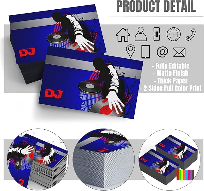 Custom Business Cards Double-Sided Personalized Stationery | Professional - Image 2