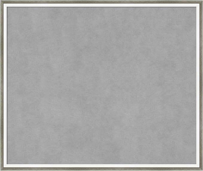 Amanti Art Silver Framed Magnetic Board 21x25 Medium Vision Board by AmantiArt