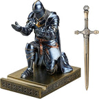 Amoysanli Medieval Armored Warrior Wearing Outerwear, Mobile Phone Stand Knight - Image 2