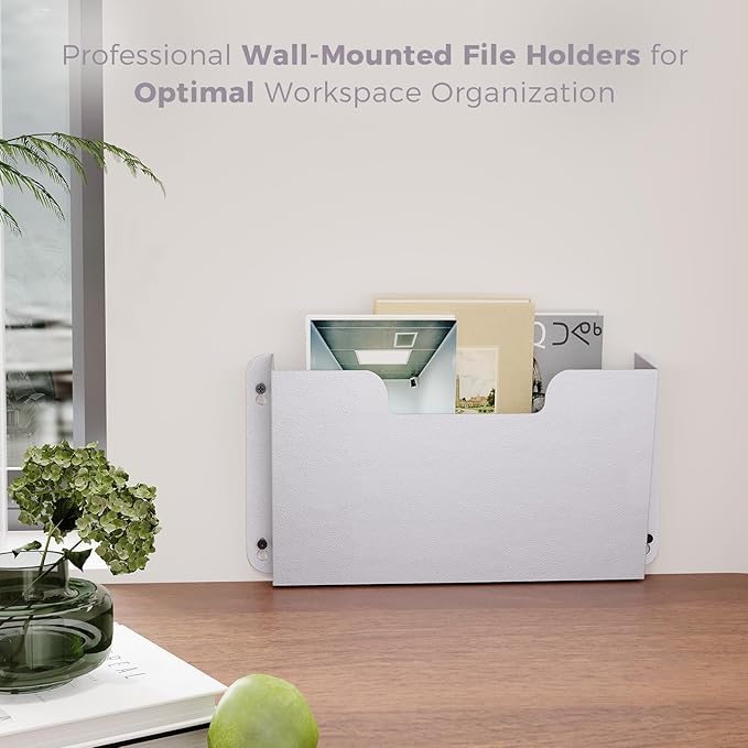 OSKIE DR POCKET RACK Wall-Mounted File Rack, Single Pocket, Metal Organizer - Image 5