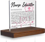 Nurse Educator Gifts, Thank You Desk Sign by Pariveca