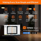 Innex DS200 Professional USB Book Scanner, A3 Document scan, 120+ Language OCR - Image 5