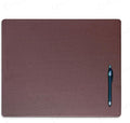 Dacasso 20" x 16" Brown Leatherette Luxury Conference Pad by Dacasso