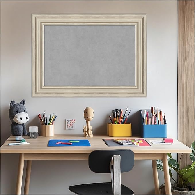 Amanti Art Silver Framed Magnetic Board 22x30 Medium Vision Board - Image 6