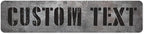 Custom Sign, Custom Street Sign, 11 Font Colors, 13 Font Styles, 4 Hole Options by MySignCenter
